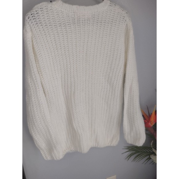 Pink Rose Crochet Sweater _NEW - Picture 7 of 7